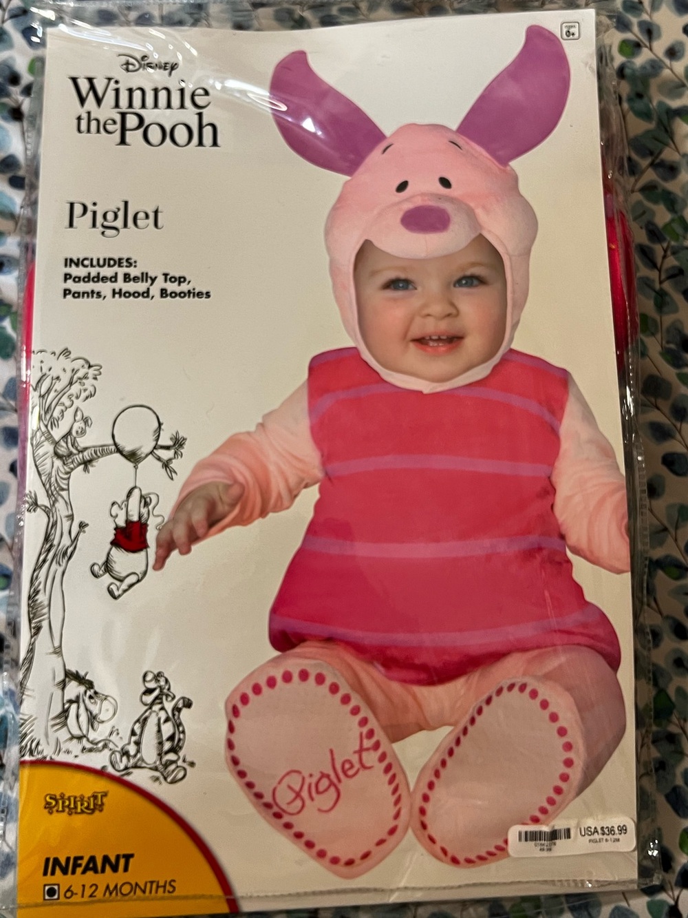 Disney Piglet Infant Costume — Pink and Purple